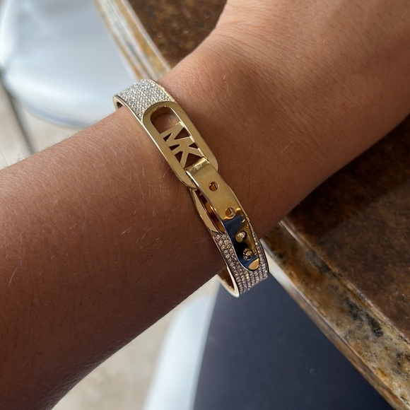 Michael Kors Gold Rhinestone Bracelet - Picture 4 of 7